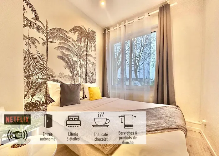 30 - Avec Tv Xl, 2 Chambres, Jardin, Parking, Prox Gare Et Centrelille *